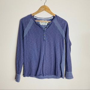 • SOLD • Adventura Purple Ribbed Thermal Longsleeve Top